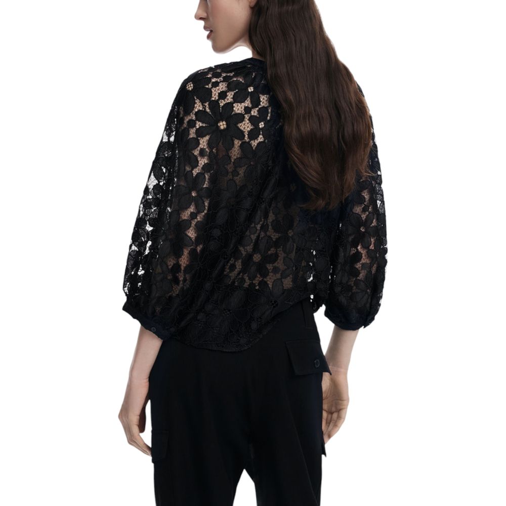 Blouse en polyester noir Desigual