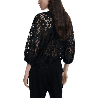 Blouse en polyester noir Desigual