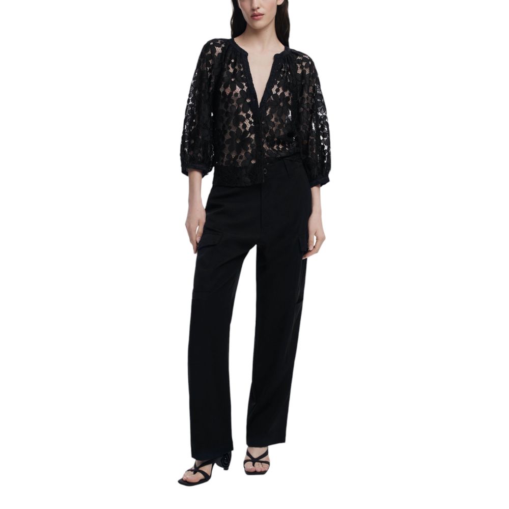 Blouse en polyester noir Desigual
