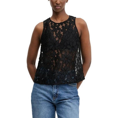 Débardeur noir en polyester Desigual