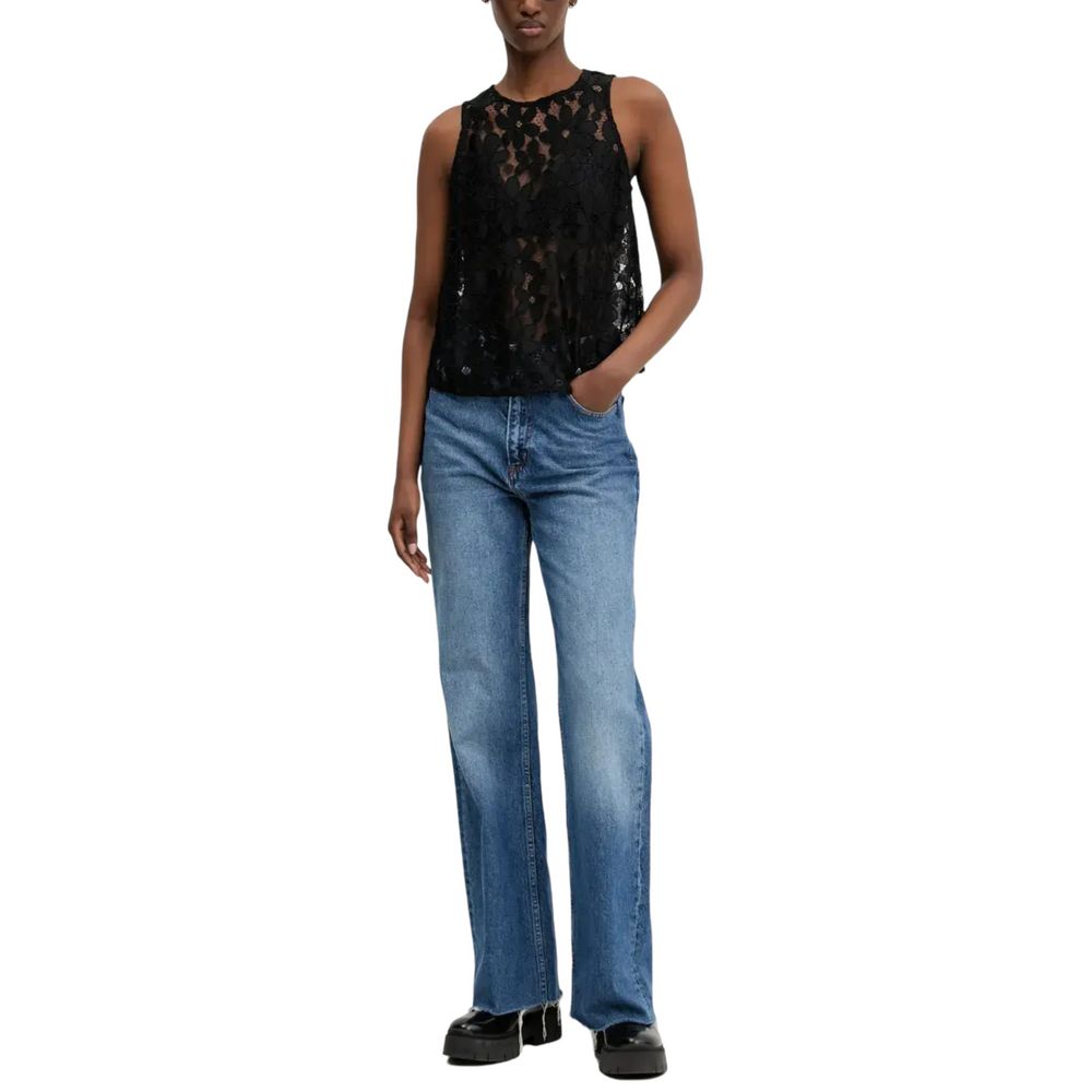 Débardeur noir en polyester Desigual