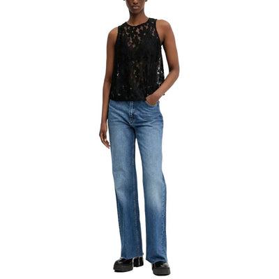 Débardeur noir en polyester Desigual