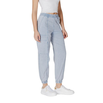Jean boyfriend en coton bleu clair Desigual