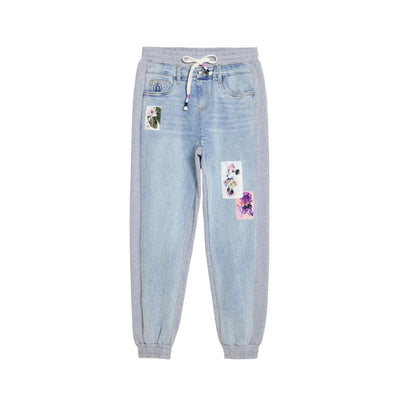 Jean boyfriend en coton bleu clair Desigual