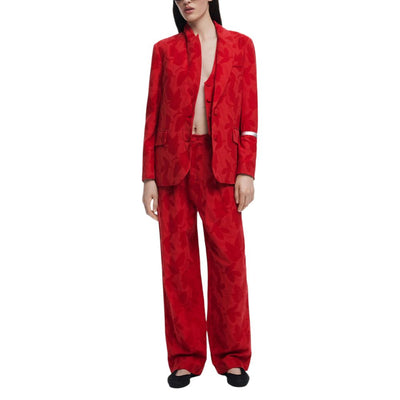 Blazer en coton rouge Desigual