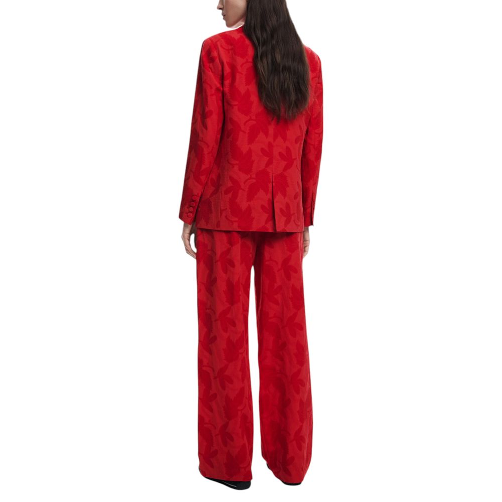 Blazer en coton rouge Desigual
