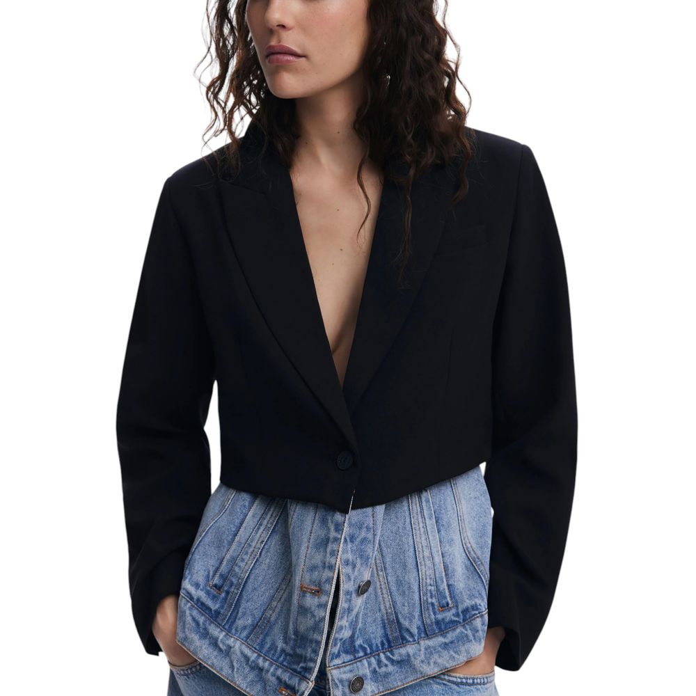 Blazer en coton noir Desigual