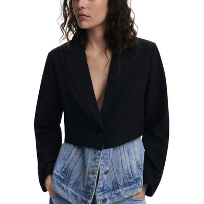 Blazer en coton noir Desigual
