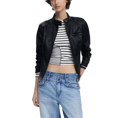 Vestes et manteaux en polyester noir Desigual
