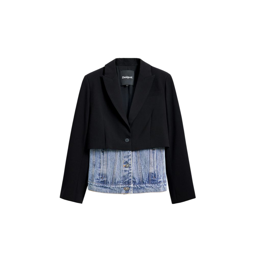 Blazer en coton noir Desigual