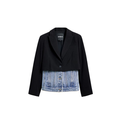 Blazer en coton noir Desigual