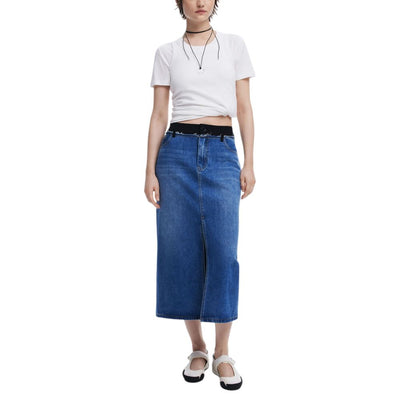 Desigual Longue en Polyester Bleu