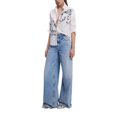 Chemise en coton blanc Desigual
