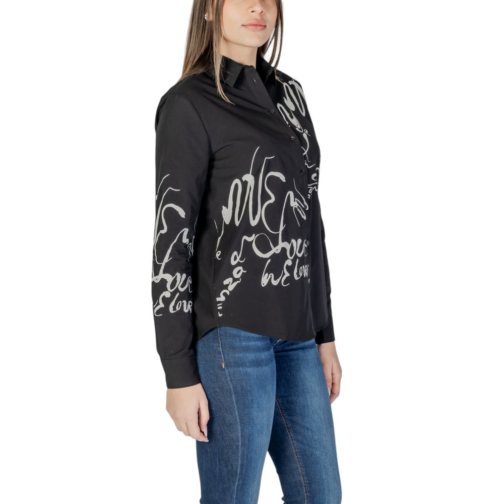 Chemise en coton noire Desigual