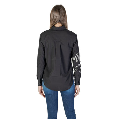 Chemise en coton noire Desigual