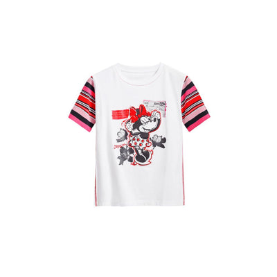 T-shirt blanc en coton Desigual