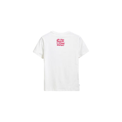 T-shirt blanc en coton Desigual