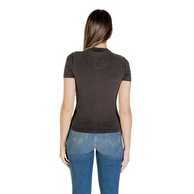T-shirt en coton noir Desigual