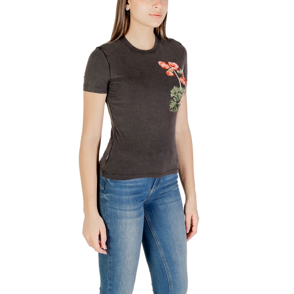 T-shirt en coton noir Desigual
