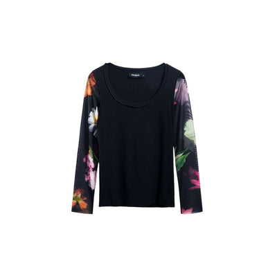 Desigual Manches Longues en Coton Noir
