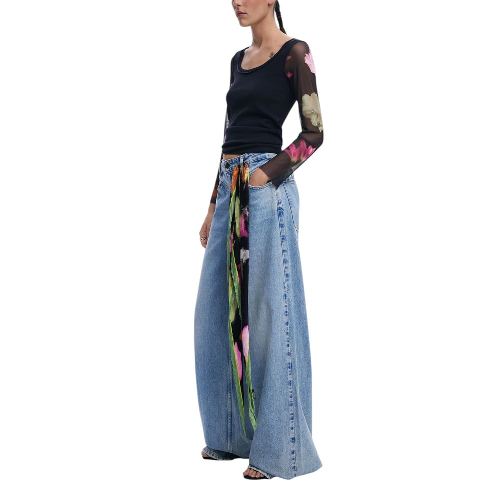 Desigual Manches Longues en Coton Noir