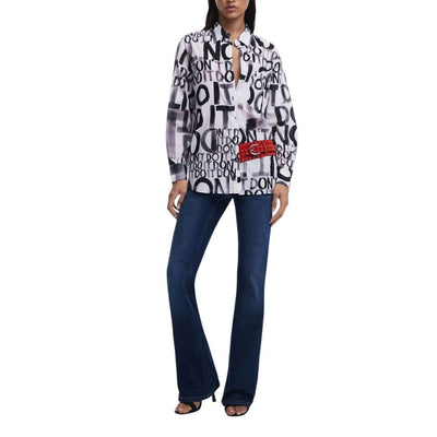 Chemise en coton noire Desigual