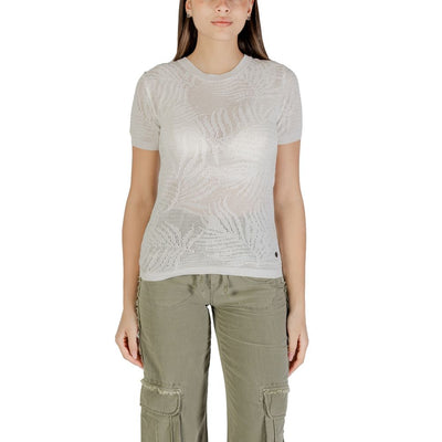 T-shirt en viscose blanche Desigual