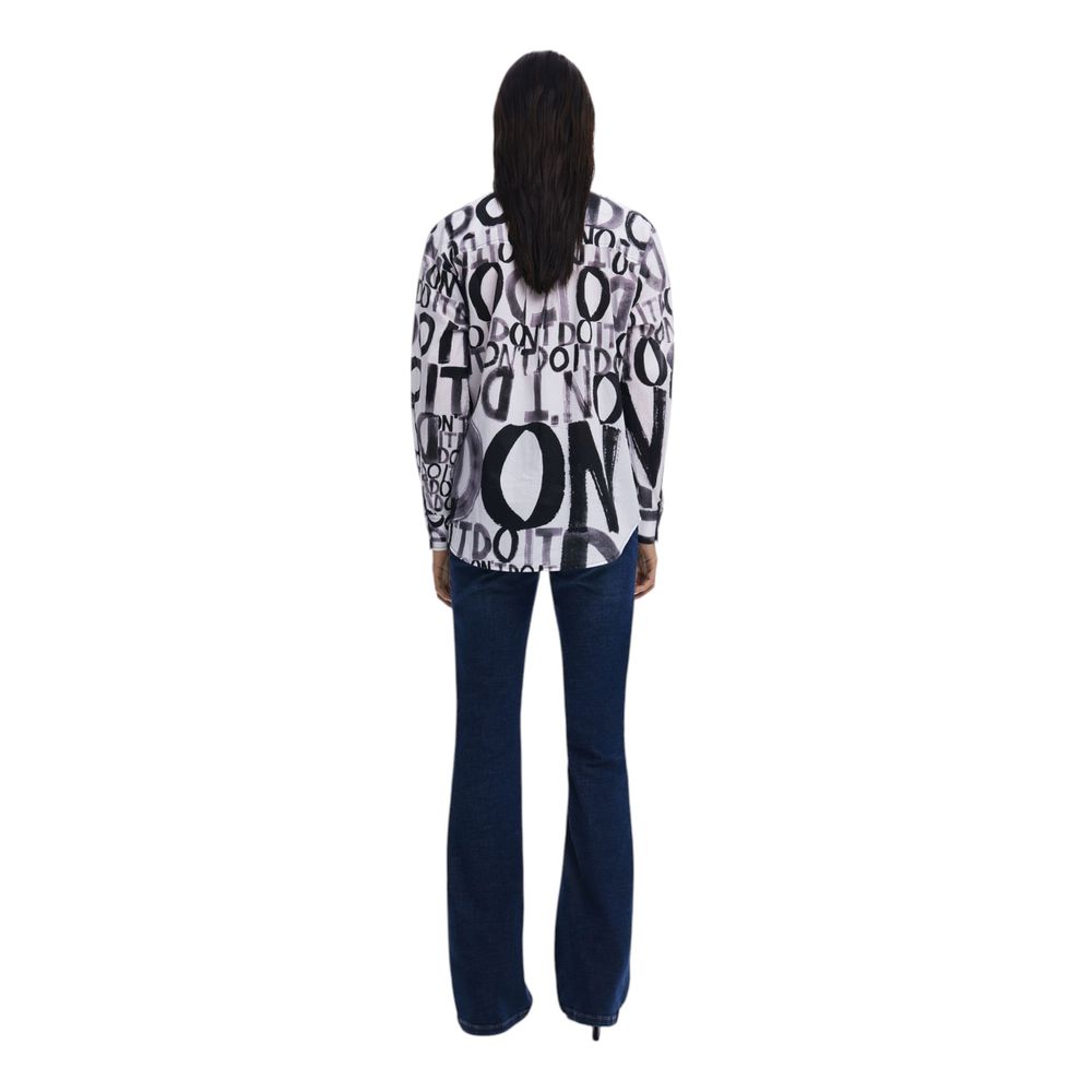 Chemise en coton noire Desigual