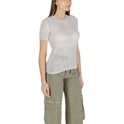 T-shirt en viscose blanche Desigual