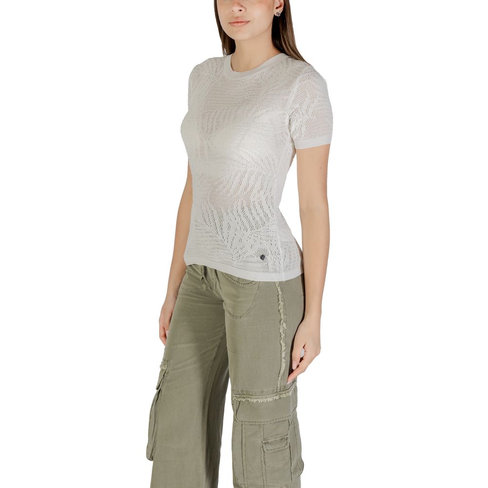 T-shirt en viscose blanche Desigual
