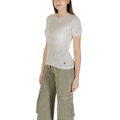 T-shirt en viscose blanche Desigual