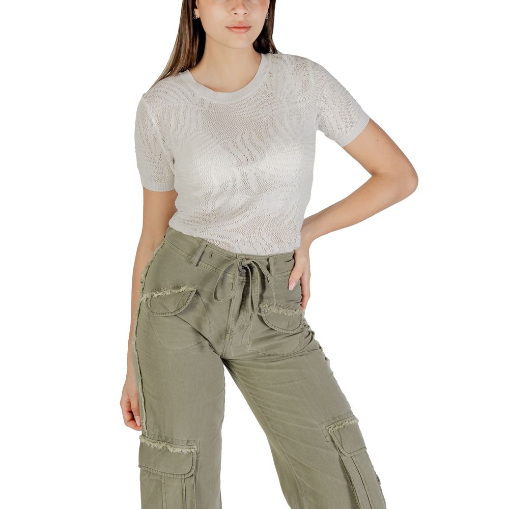 T-shirt en viscose blanche Desigual