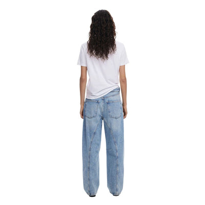 T-shirt blanc en coton Desigual