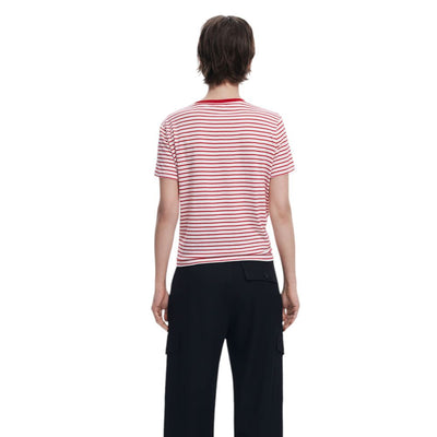 T-shirt en coton rouge Desigual