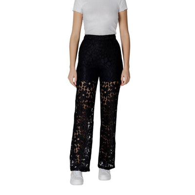 Pantalon en polyester noir Desigual