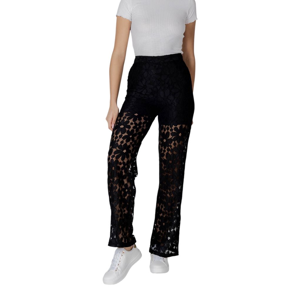 Pantalon en polyester noir Desigual