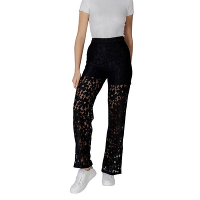 Pantalon en polyester noir Desigual
