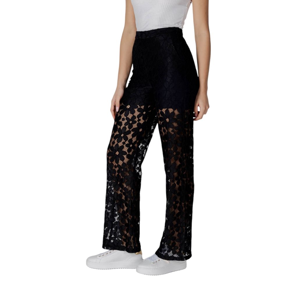 Pantalon en polyester noir Desigual