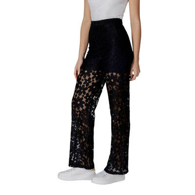 Pantalon en polyester noir Desigual
