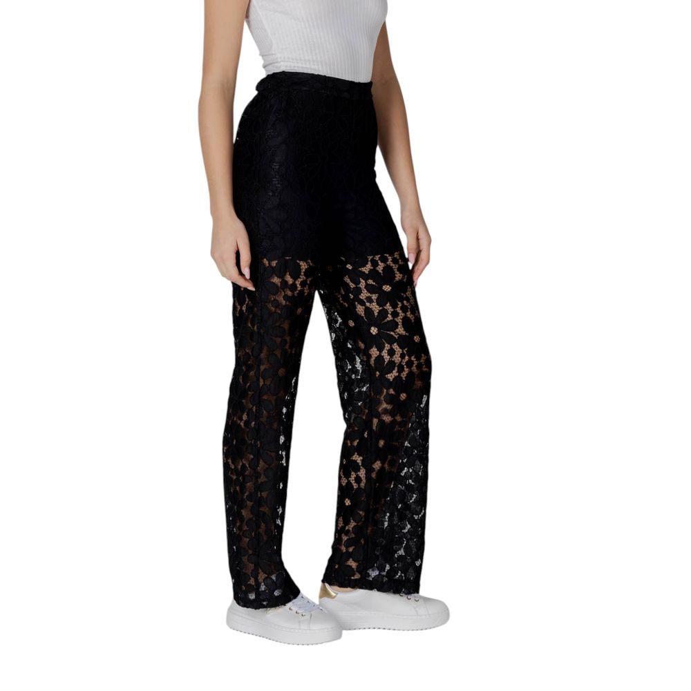 Pantalon en polyester noir Desigual
