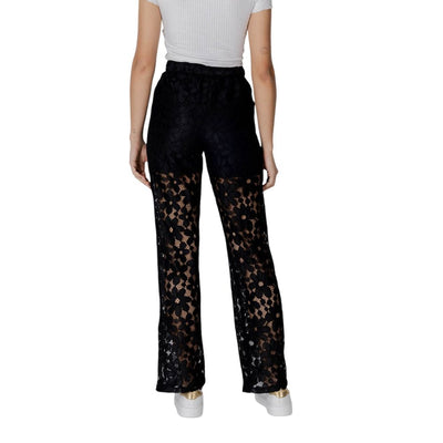 Pantalon en polyester noir Desigual
