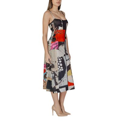 Desigual, rouge, polyester, long.