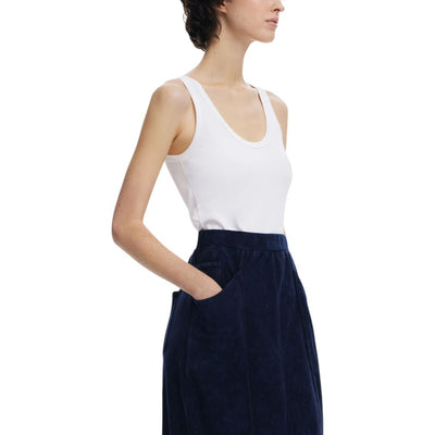 Desigual Long en coton bleu