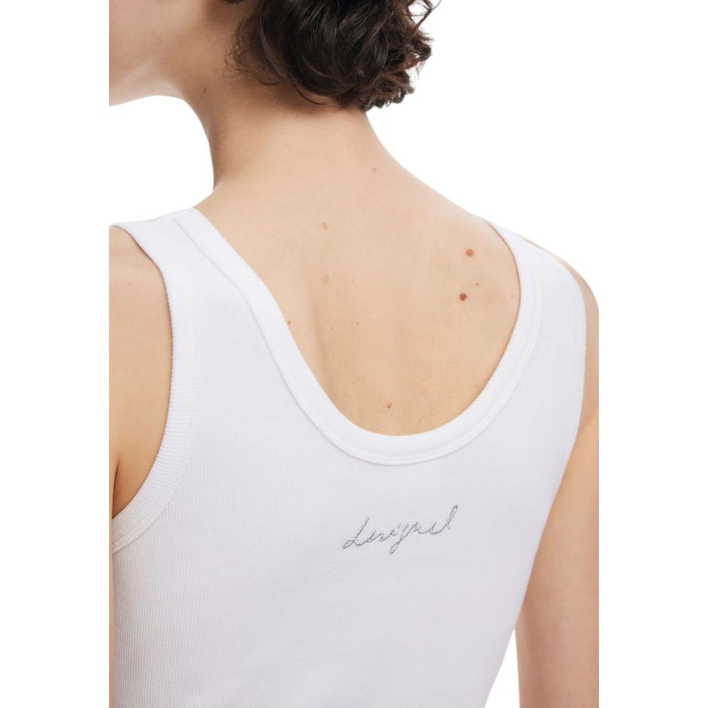Desigual Long en coton bleu