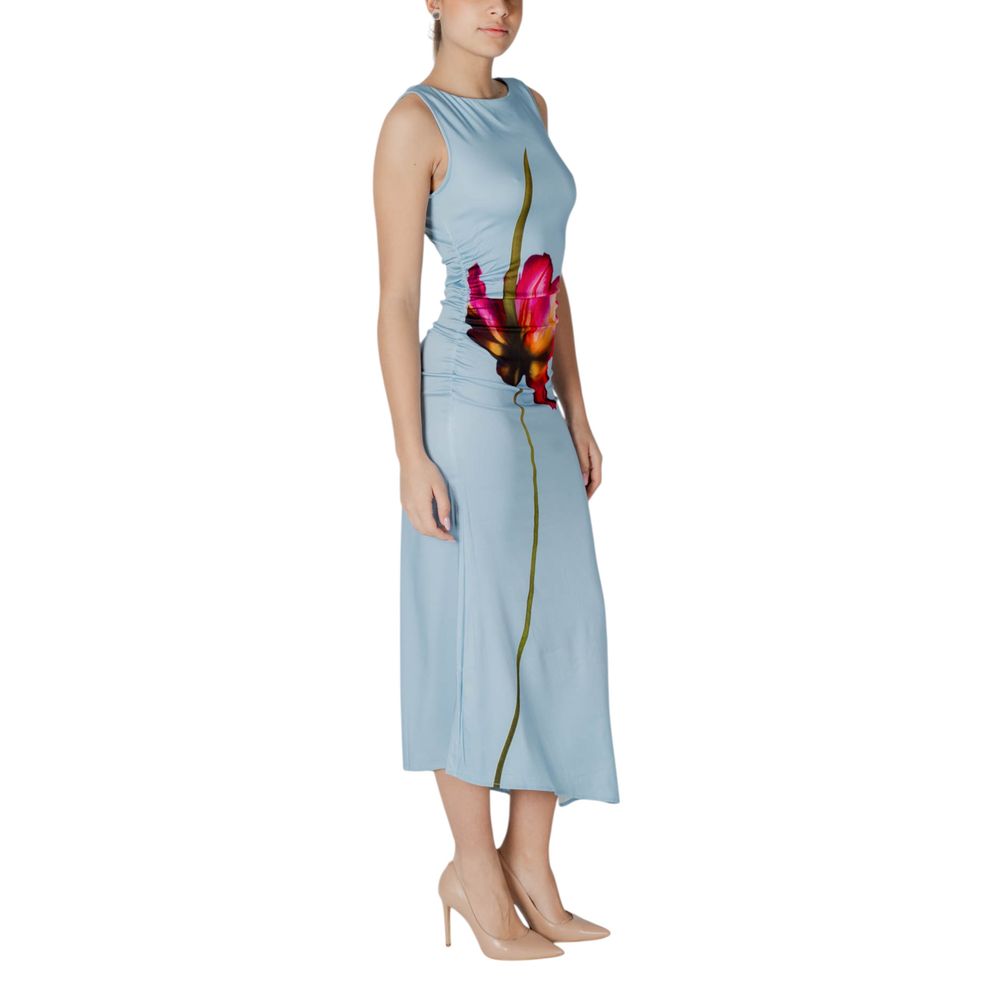 Desigual Bleu Viscose Longue