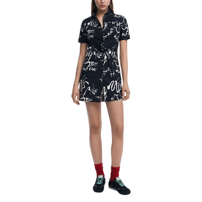 Desigual Long en coton noir