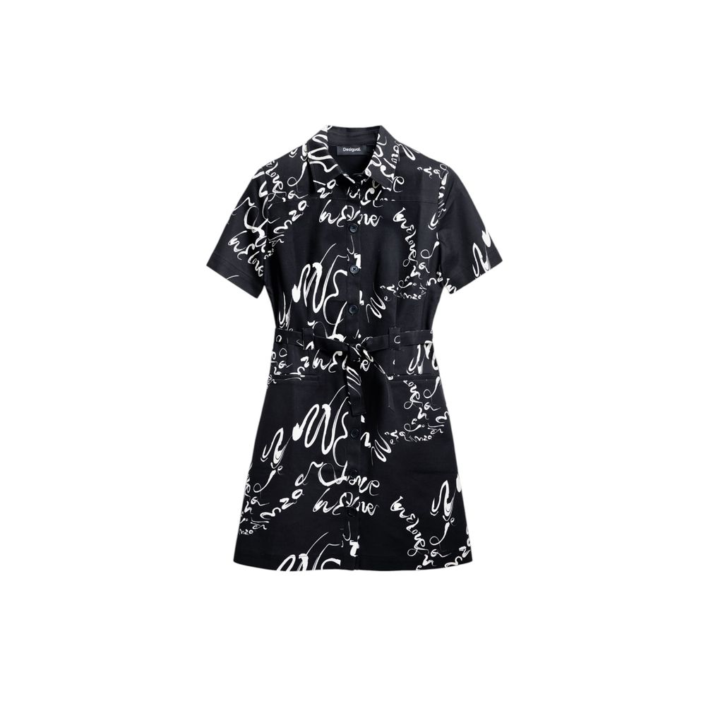 Desigual Long en coton noir