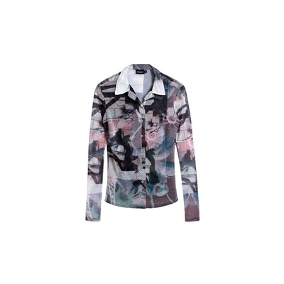 Chemise en polyester noire Desigual