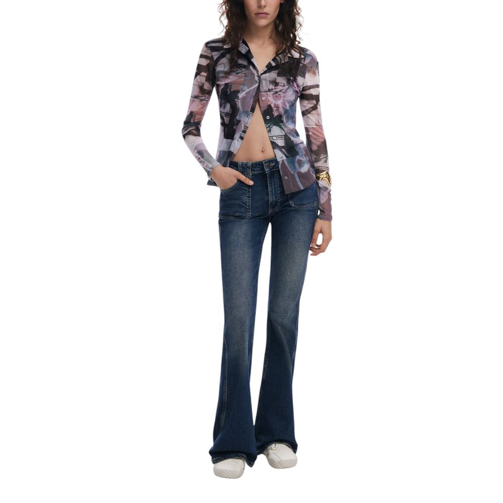 Chemise en polyester noire Desigual