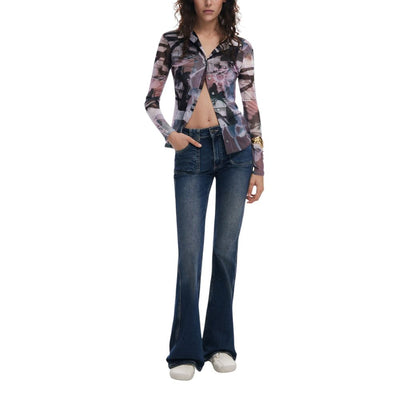 Chemise en polyester noire Desigual